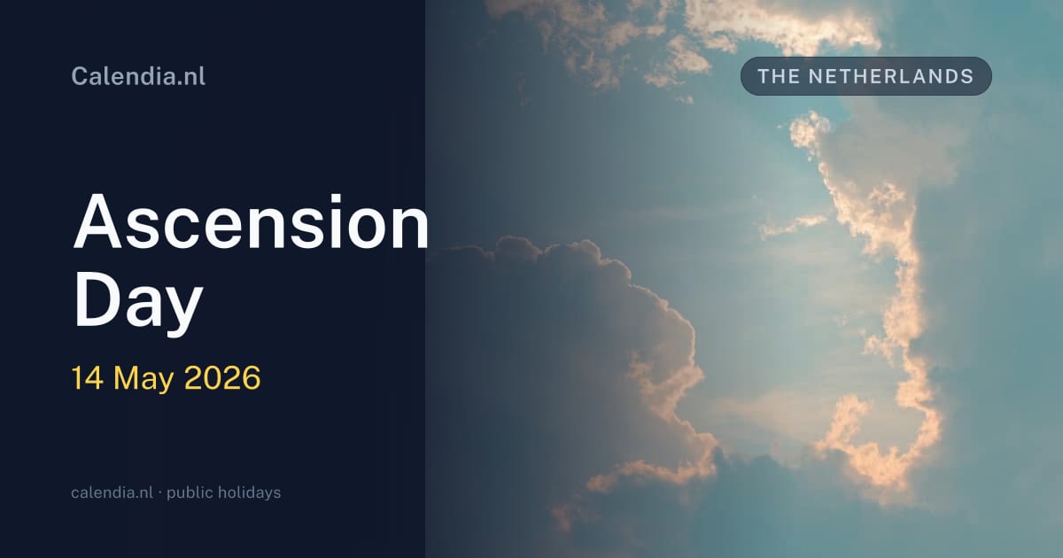 Ascension Day 2026 - date and information